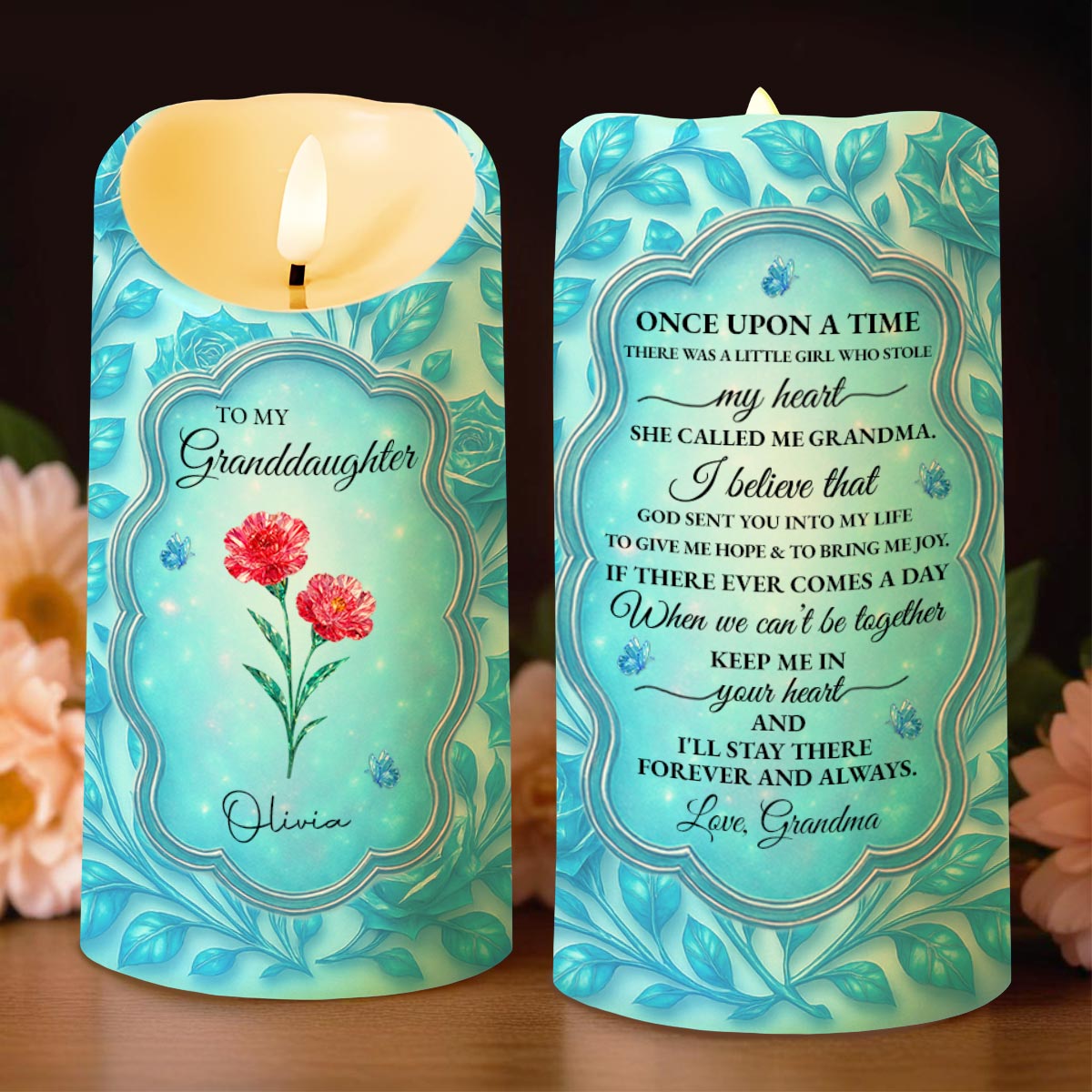 Once Upon A Time, Lovely Message From Grandma, Flowers