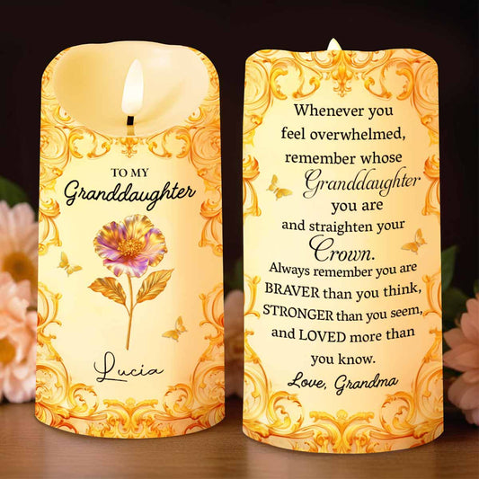 To My Granddaughter, Straighten Your Crown With Flowers