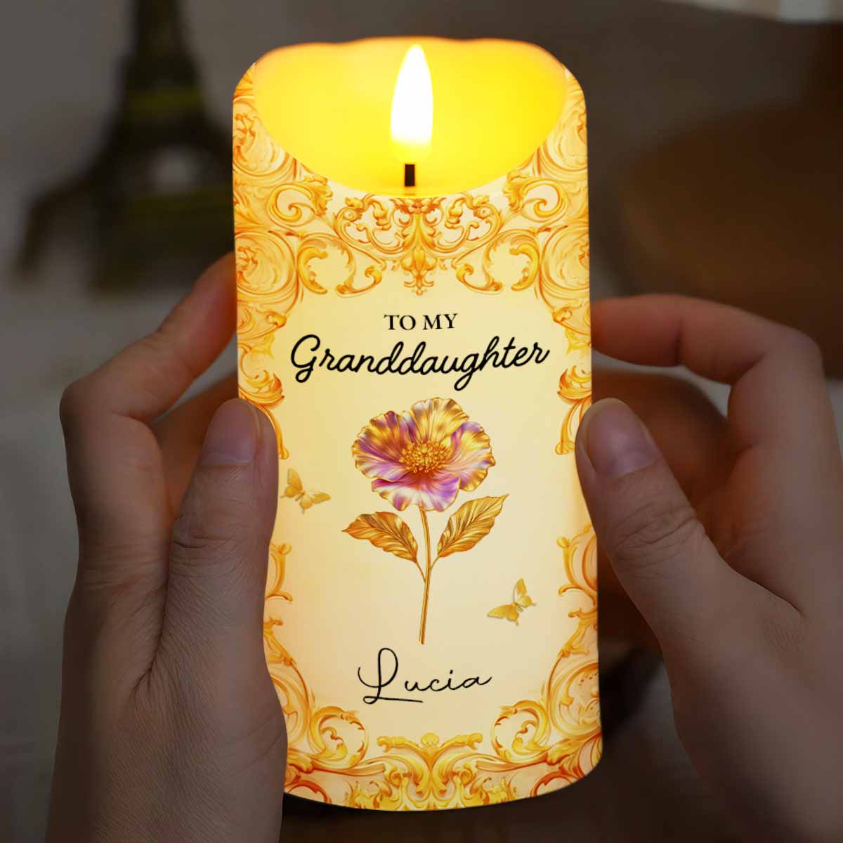 To My Granddaughter, Straighten Your Crown With Flowers