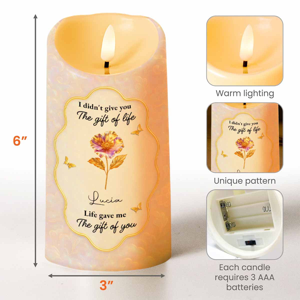 To My Granddaughter, Love That Will Always Stay, Flowers and Butterflies