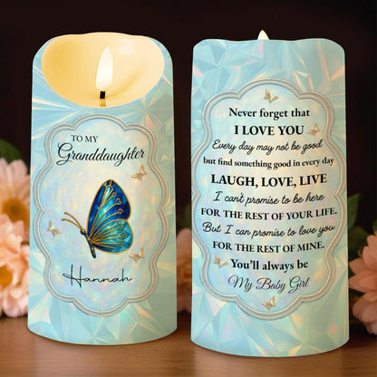 Never Forget That I Love You, Butterfly And Flowers