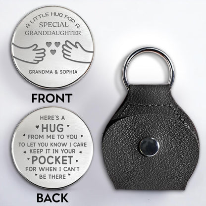 A Little Hug For A Special Granddaughter, Hands and Heart Design