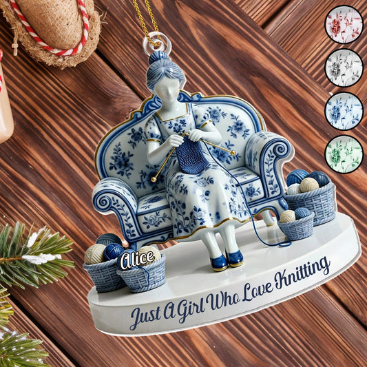 Just A Girl Who Loves Knitting