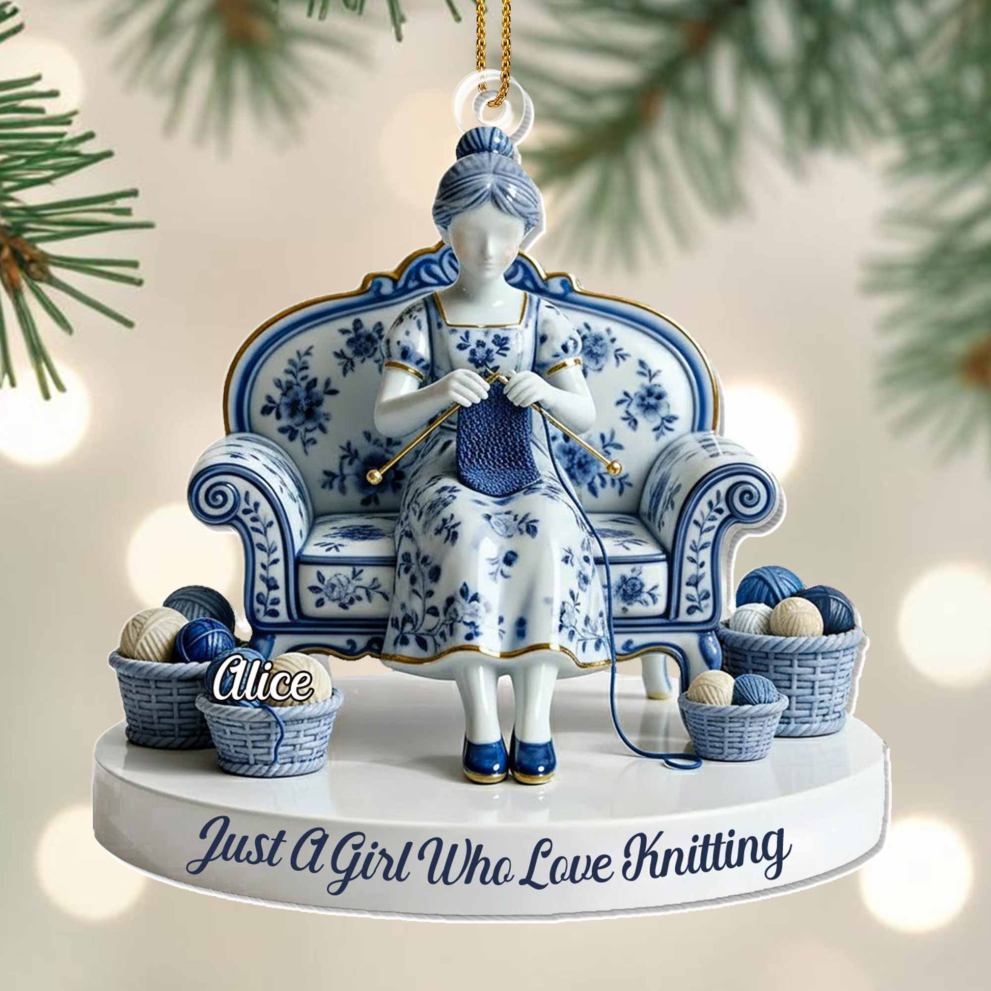 Just A Girl Who Loves Knitting