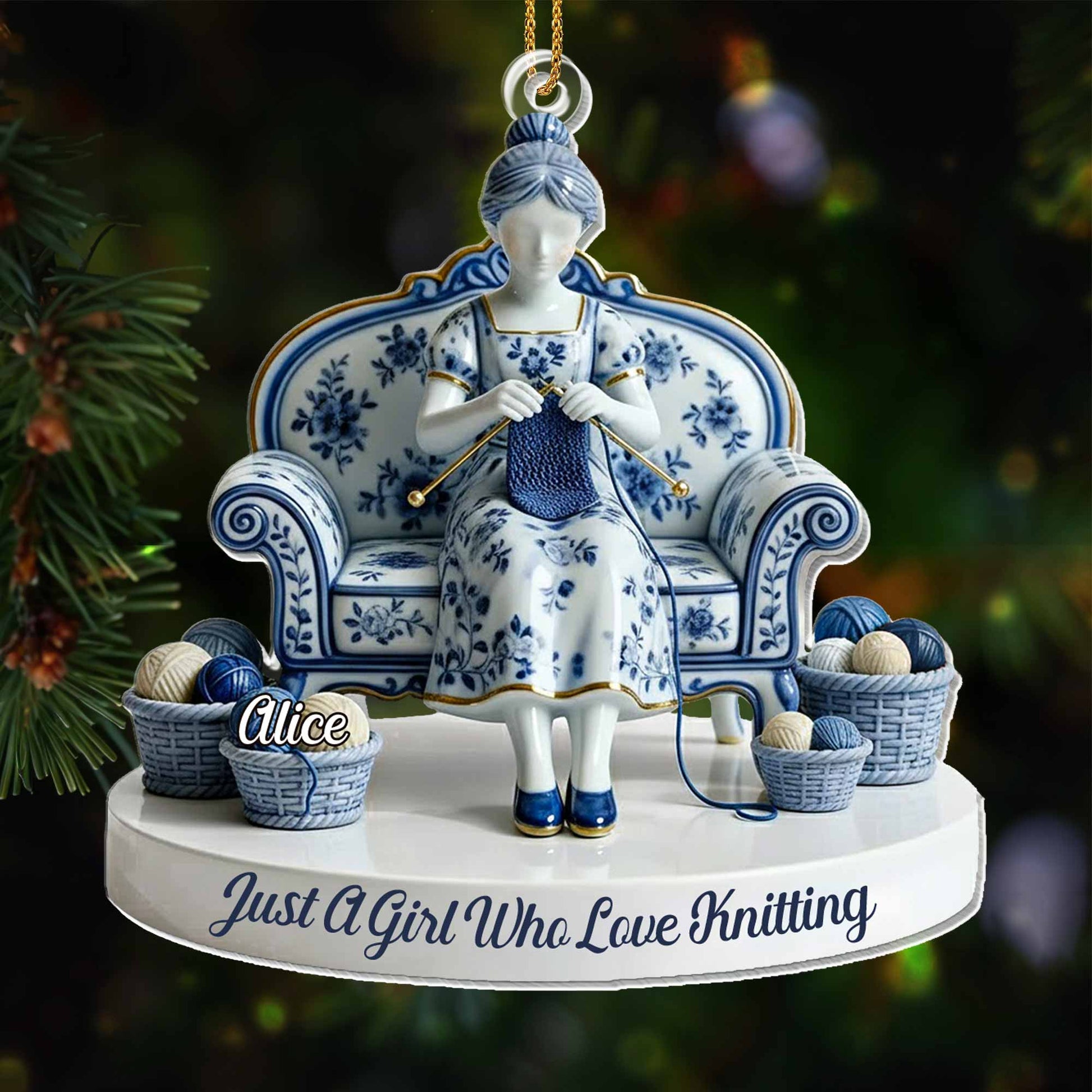 Just A Girl Who Loves Knitting