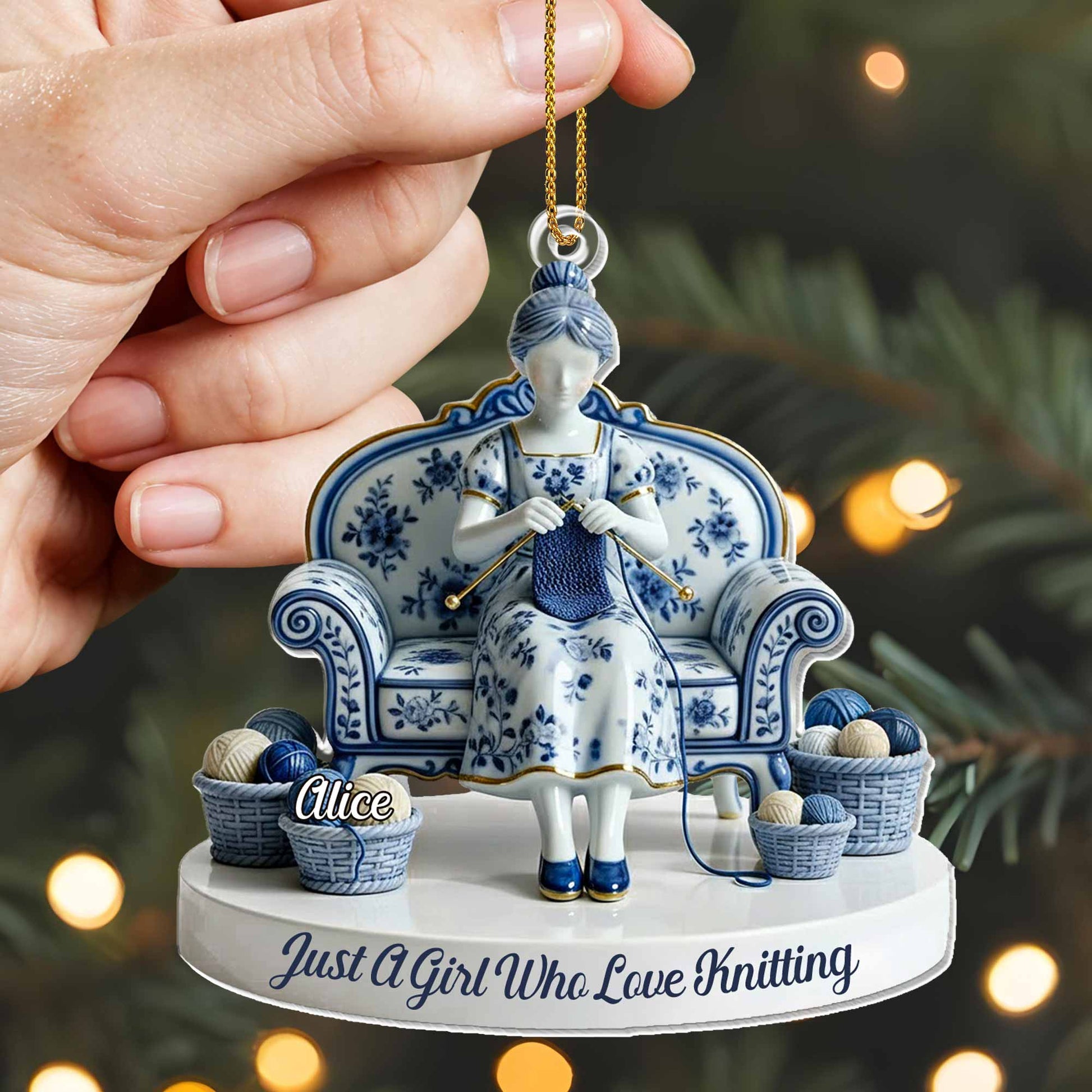 Just A Girl Who Loves Knitting