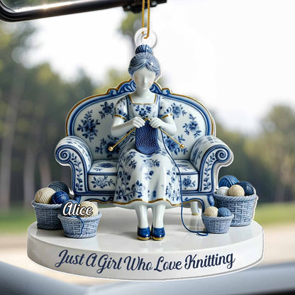 Just A Girl Who Loves Knitting