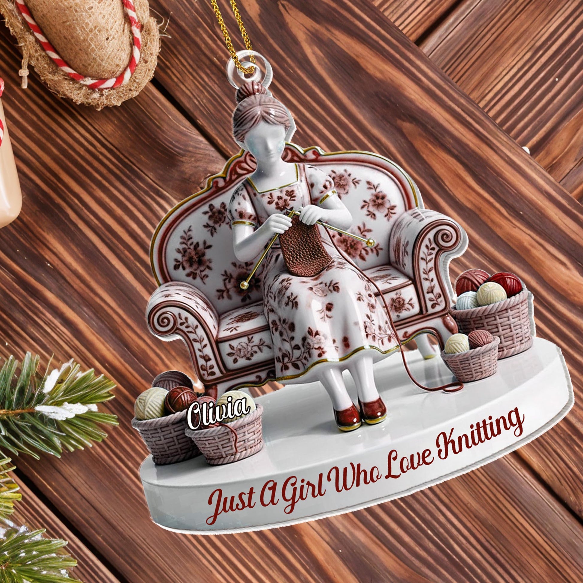 Just A Girl Who Loves Knitting