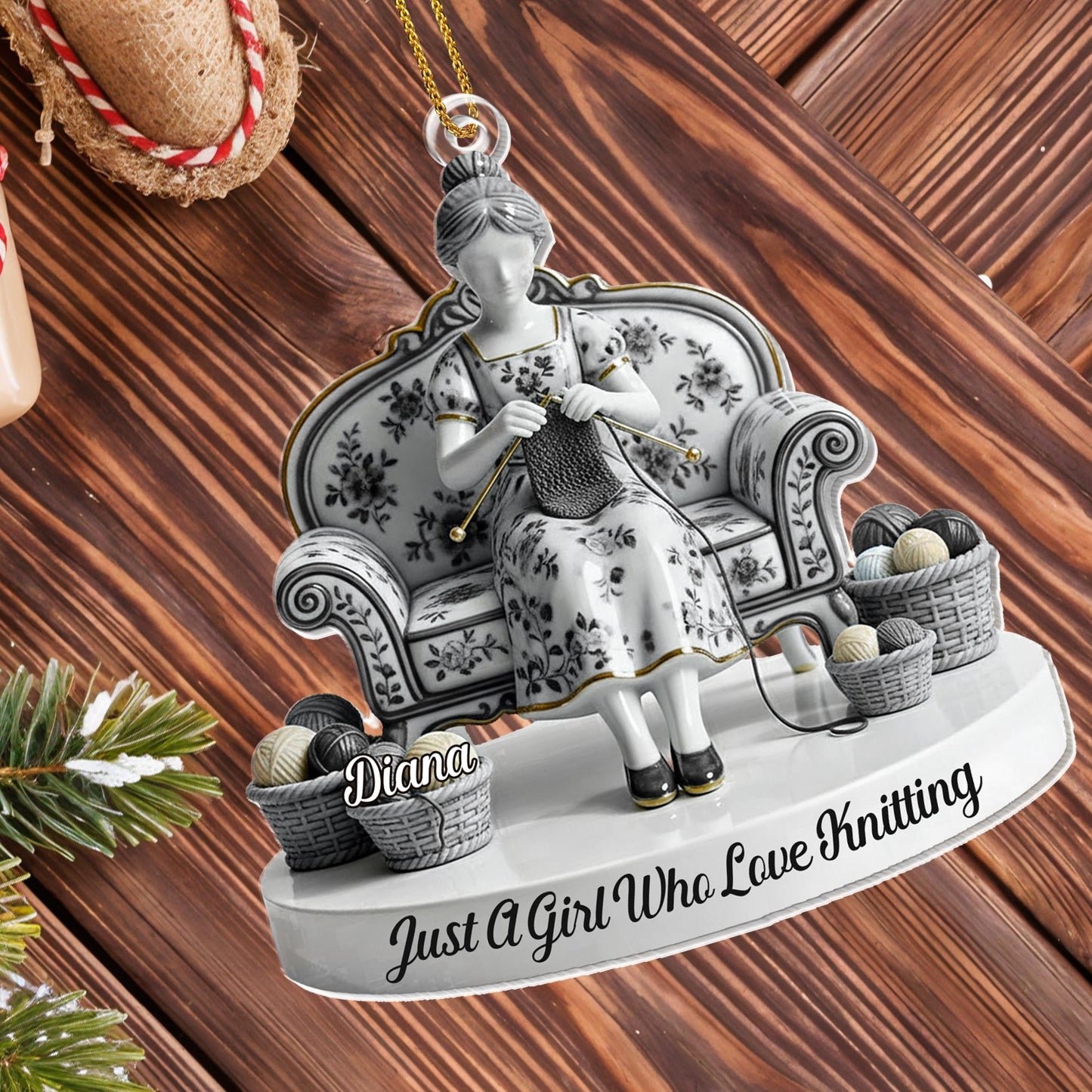 Just A Girl Who Loves Knitting