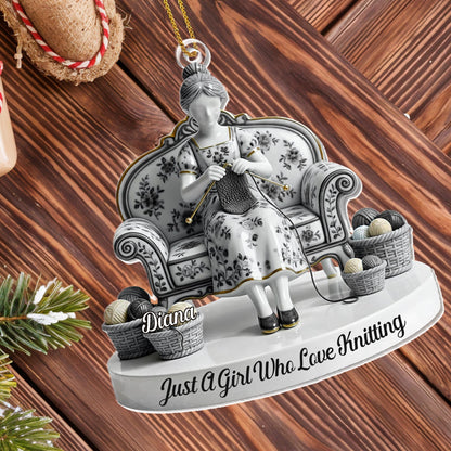 Just A Girl Who Loves Knitting