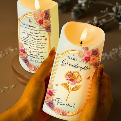 To My Granddaughter, Once Upon A Time, Flowers And Love