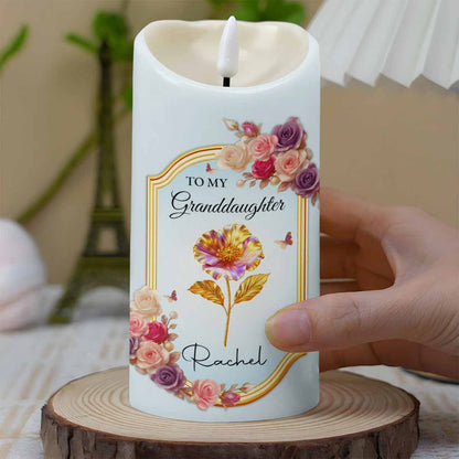 To My Granddaughter, Once Upon A Time, Flowers And Love