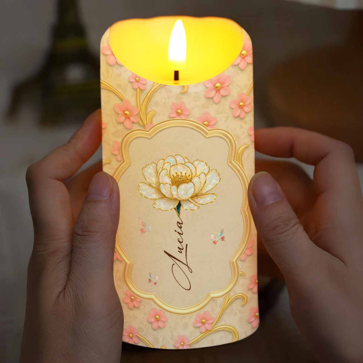 To My Granddaughter Proud And Loved Floral Design