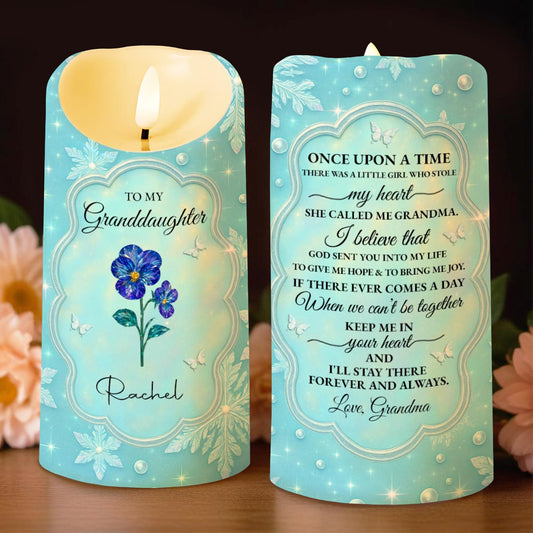 To My Granddaughter, Flowers And Butterflies