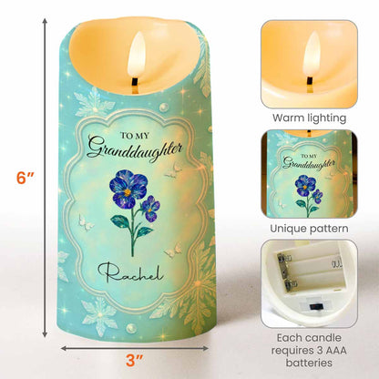 To My Granddaughter, Flowers And Butterflies