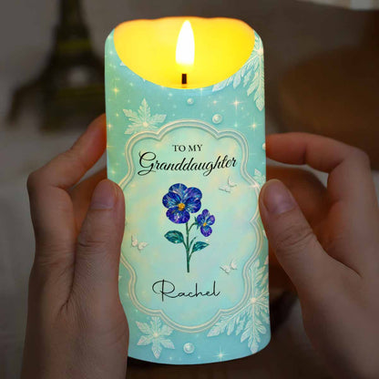 To My Granddaughter, Flowers And Butterflies