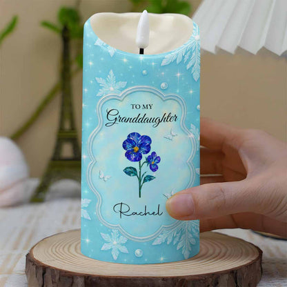 To My Granddaughter, Flowers And Butterflies