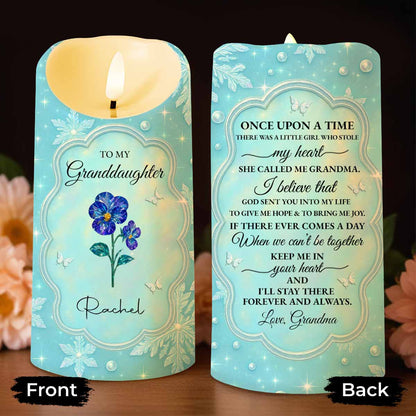 To My Granddaughter, Flowers And Butterflies