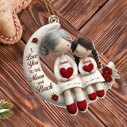 I Love You To The Moon And Back With Hearts And Roses