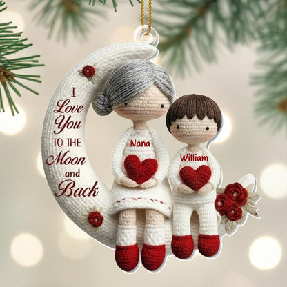 I Love You To The Moon And Back With Hearts And Roses