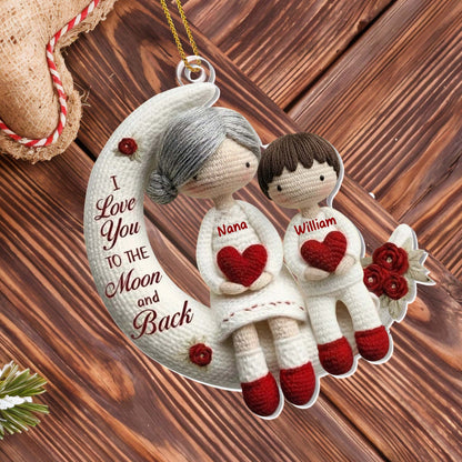 I Love You To The Moon And Back With Hearts And Roses