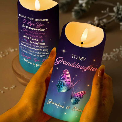 To My Granddaughter, Believe In Yourself, Butterflies And Stars