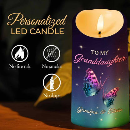 To My Granddaughter, Believe In Yourself, Butterflies And Stars