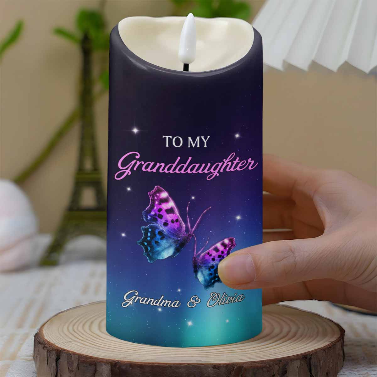 To My Granddaughter, Believe In Yourself, Butterflies And Stars