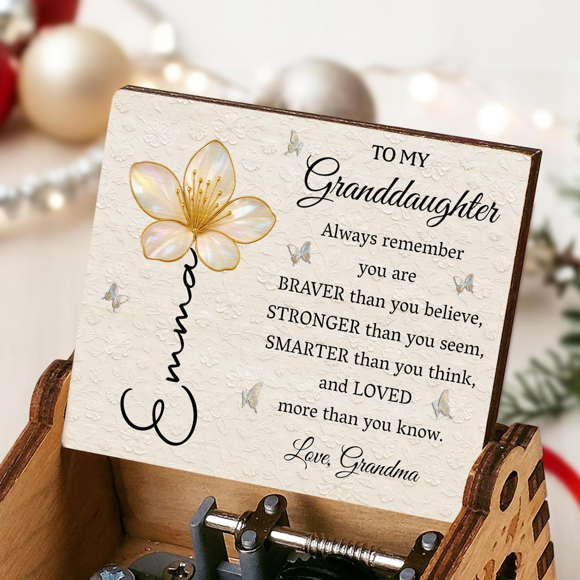 To My Granddaughter Always Remember You Are Loved