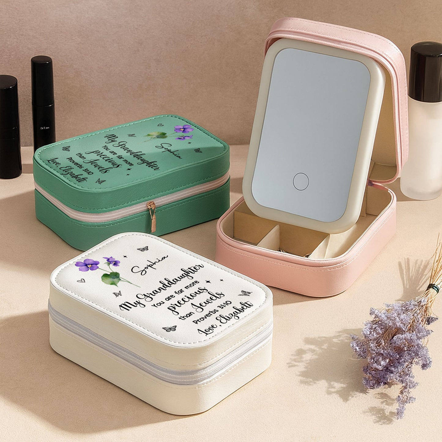 My Granddaughter, You Are Far More Precious, Flowers And Butterflies