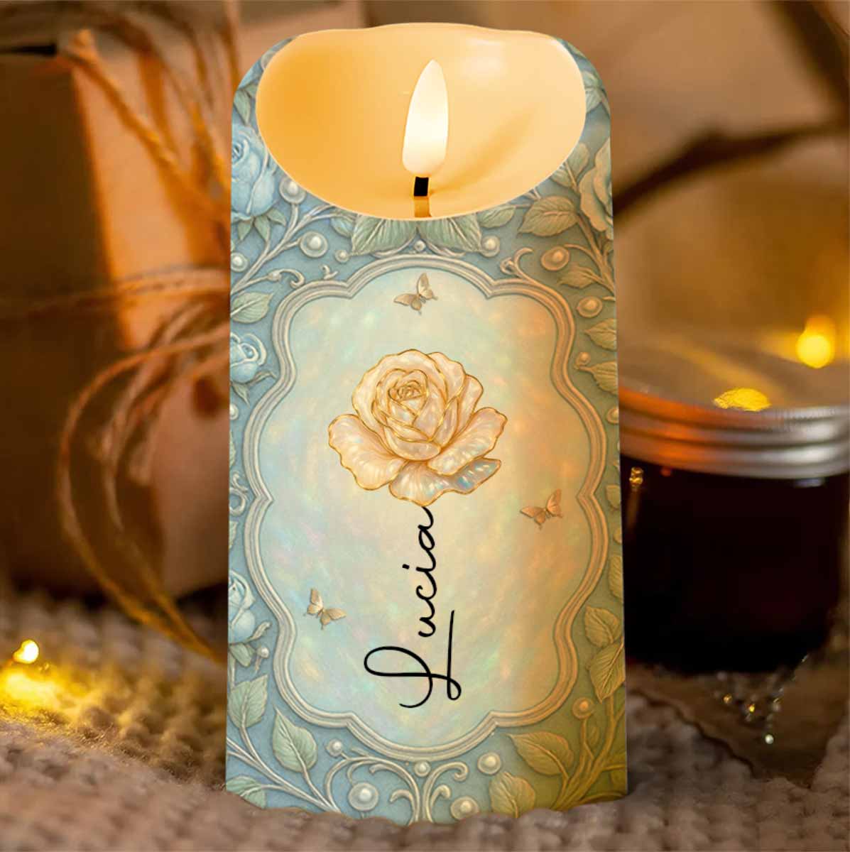 To My Granddaughter, Be Strong Enough, Rose And Butterflies