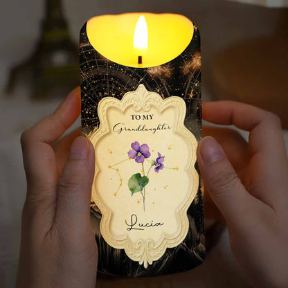 To My Granddaughter, Love and Connection Keepsake Candle