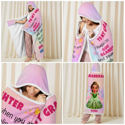 To My Granddaughter Princess And Castles Blanket
