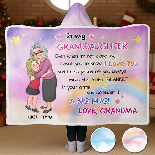 To My Granddaughter, Love And Proud Always, Hearts And Stars