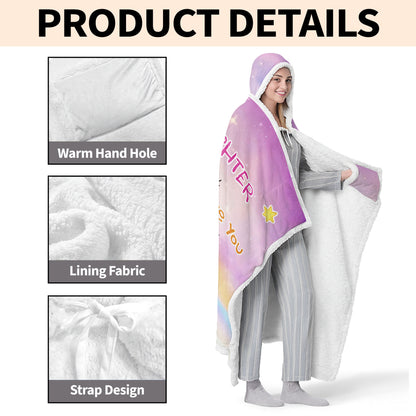 To My Granddaughter, Love And Proud Always, Hearts And Stars