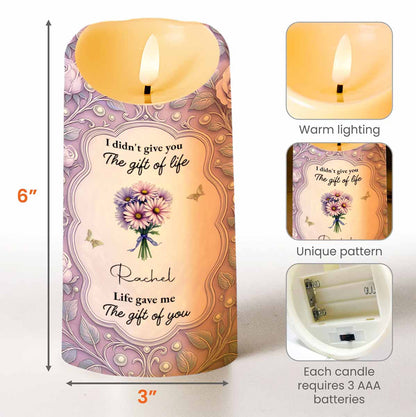 To My Granddaughter Love Between Us Message With Flowers