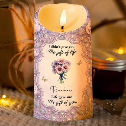 To My Granddaughter Love Between Us Message With Flowers