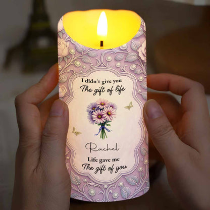 To My Granddaughter Love Between Us Message With Flowers