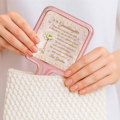 Reflection of Grace and Intelligence, Florals and Swirls Design