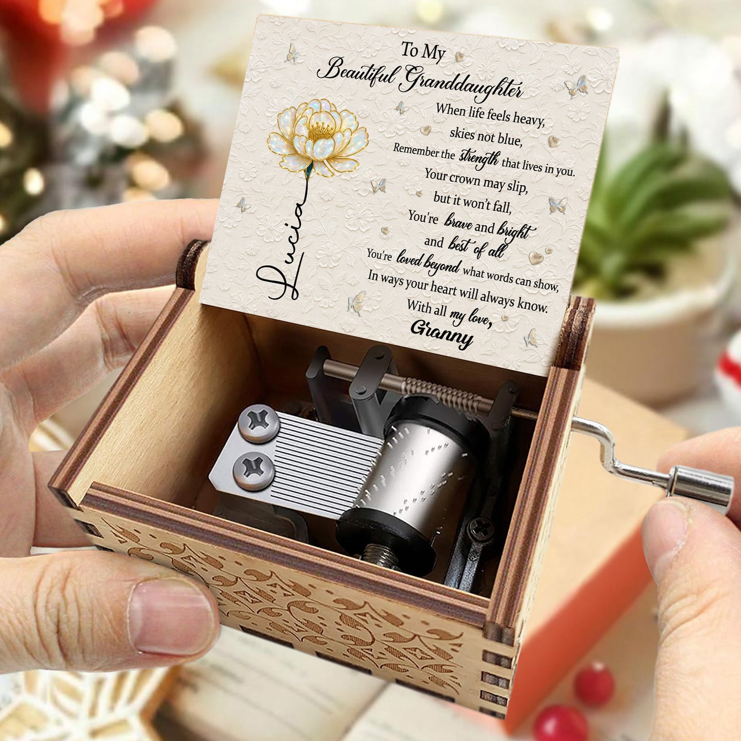 To My Beautiful Granddaughter, Strength And Love