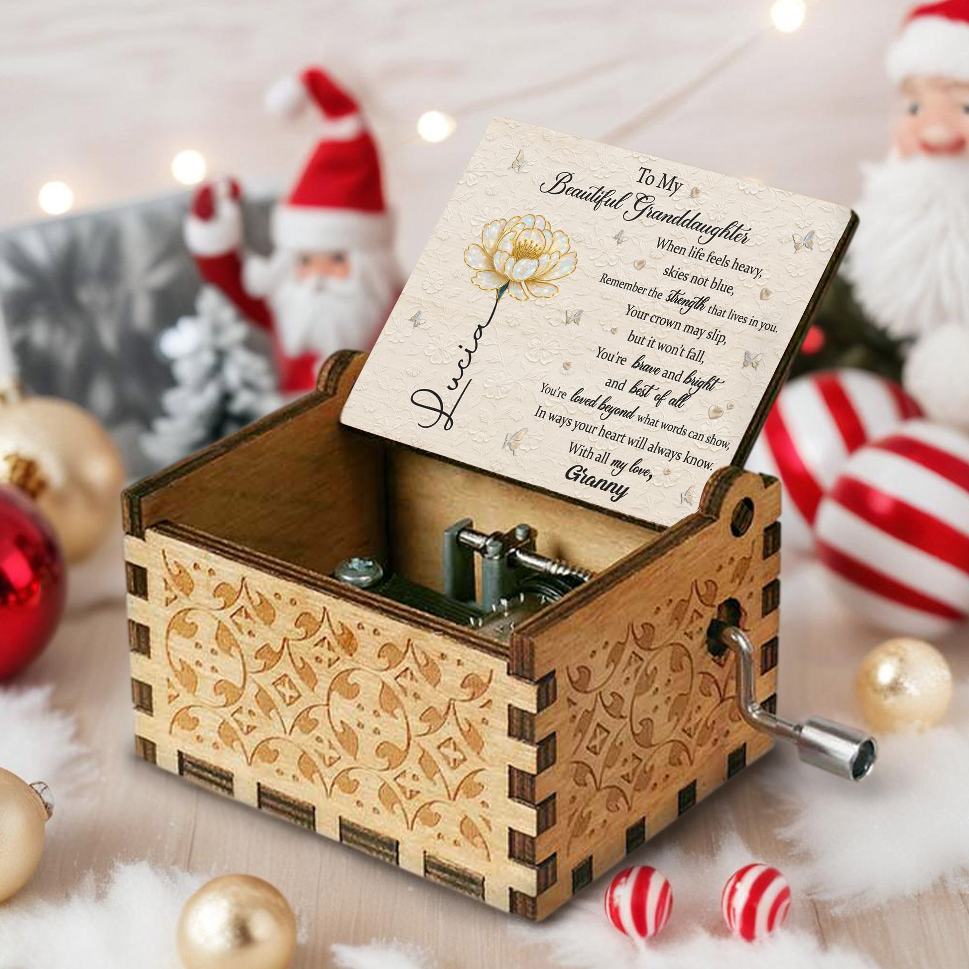 To My Beautiful Granddaughter, Strength And Love