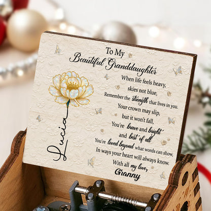 To My Beautiful Granddaughter, Strength And Love