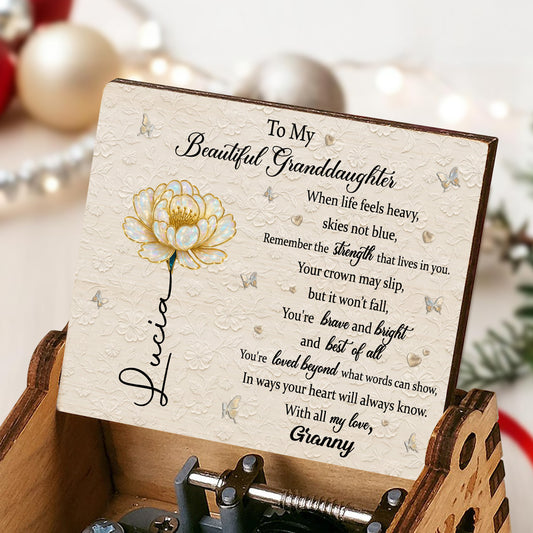 To My Beautiful Granddaughter, Strength And Love