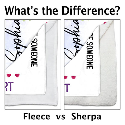 To My Granddaughter, You Are Special, Girl And Flowers