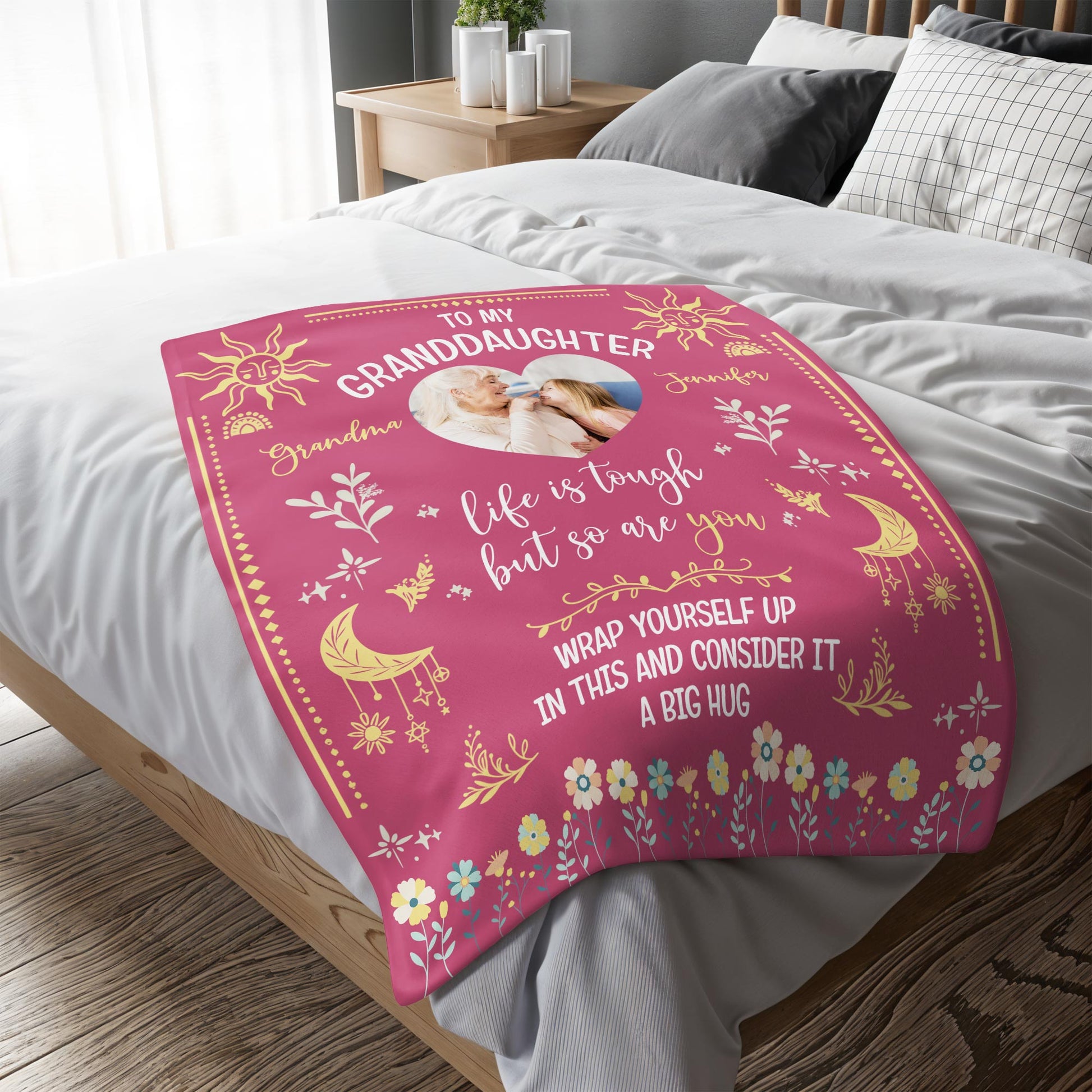 To My Granddaughter Life Is Tough But So Are You