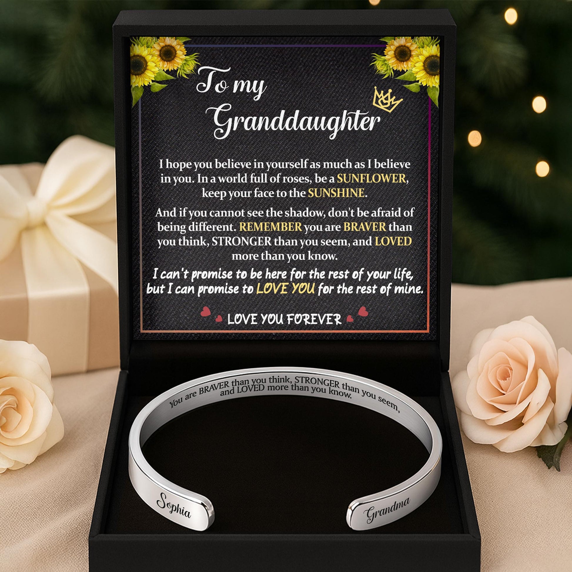 Braver, Stronger, Loved More Than You Know, Sunflower