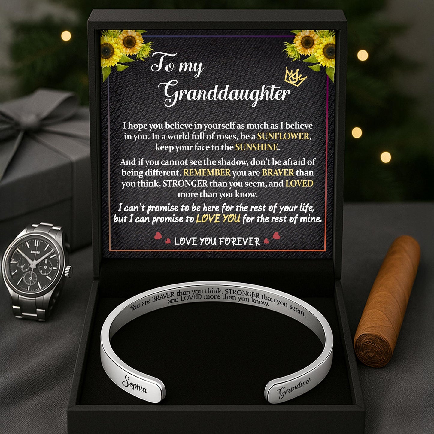 Braver, Stronger, Loved More Than You Know, Sunflower