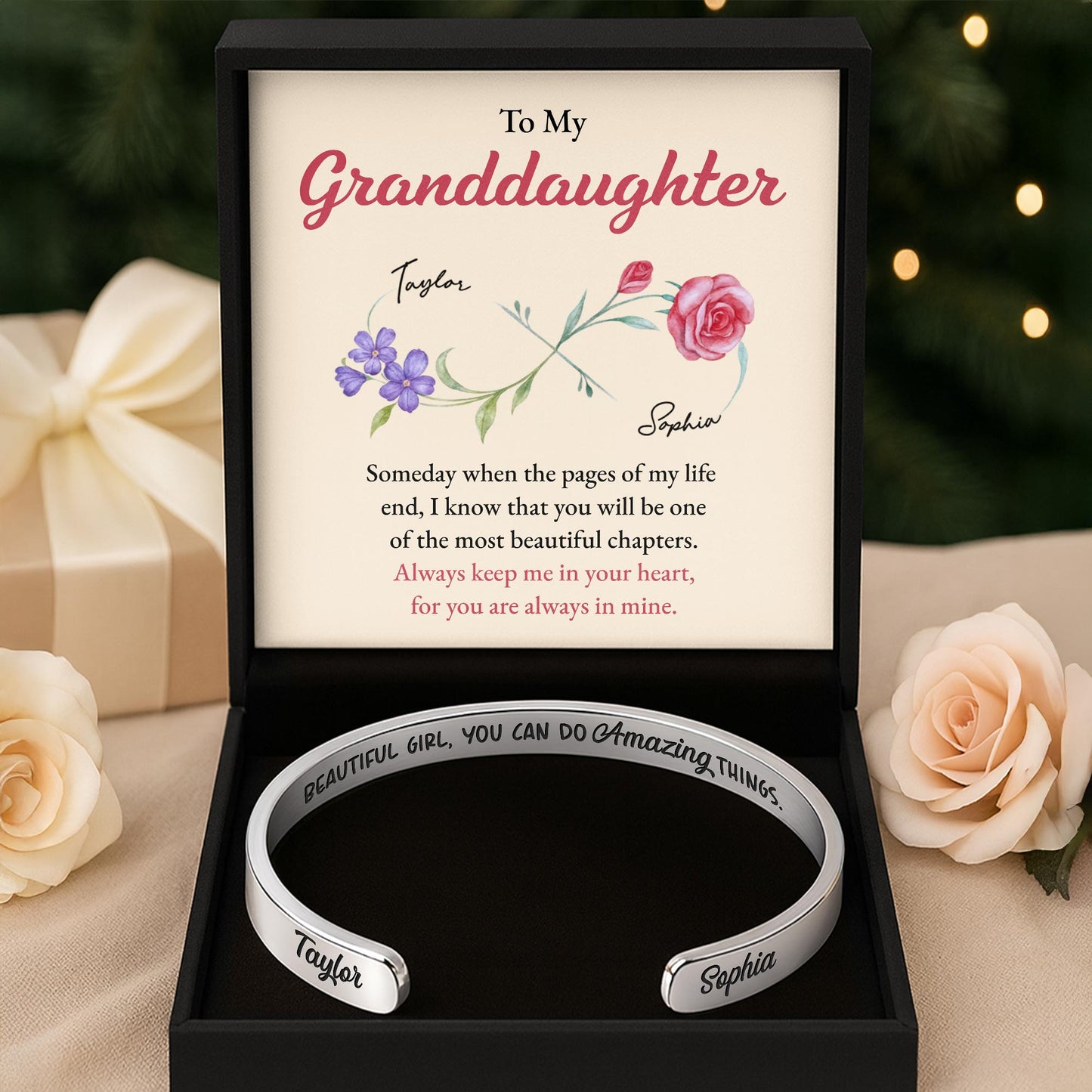 Beautiful Girl, You Can Do Amazing Things Bracelet