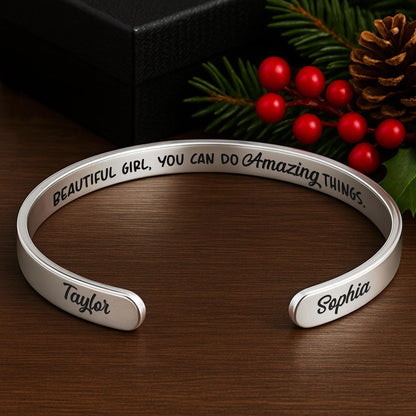 Beautiful Girl, You Can Do Amazing Things Bracelet