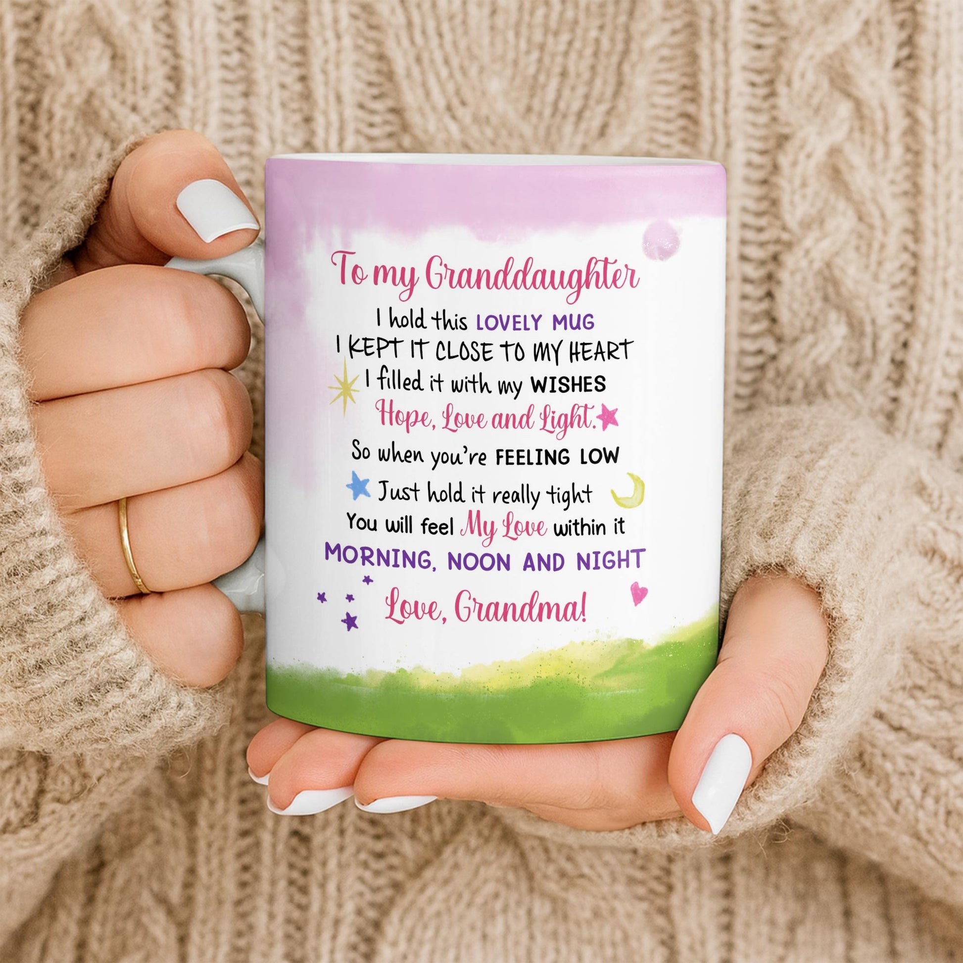 To My Granddaughter Feel My Love Morning Noon And Night